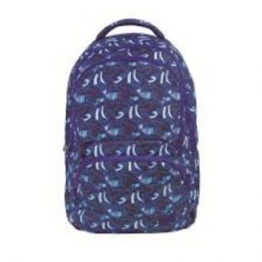 Mochila Escolar Grande Miln Estampado Olas